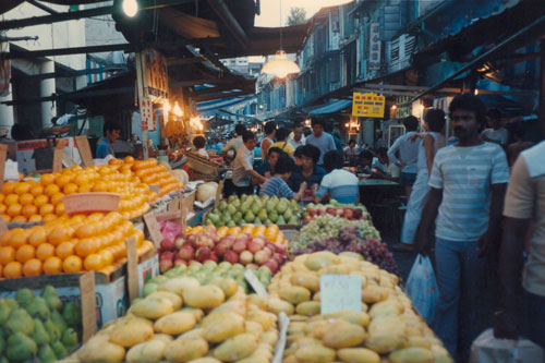 Markt in Singapur