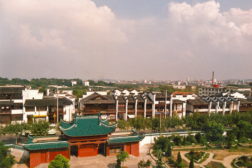 Ausblick auf Yueyang