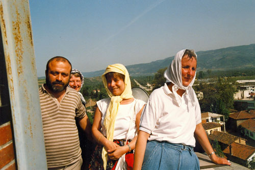 die Mdels auf dem Minarett in Iznik