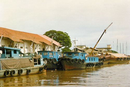 Bootsfahrt in Malacca