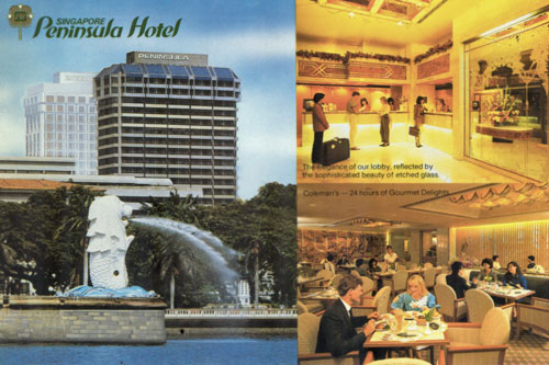 Postkarte vom Peninsula Hotel
