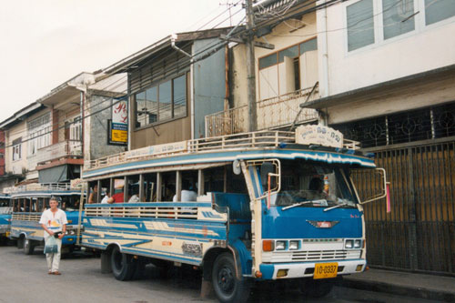 unser Bus in Phuket Town