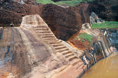 auf dem Sigiriya Felsen