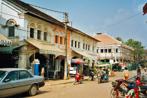 Strasse in Siem Reap
