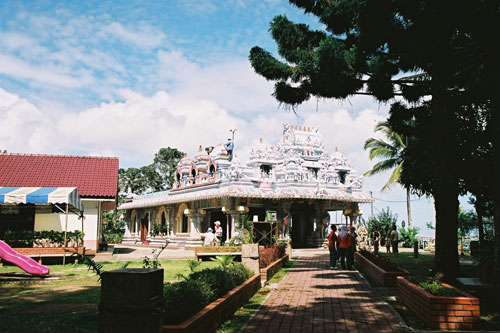 Hindutempel auf dem zum Penang Hill