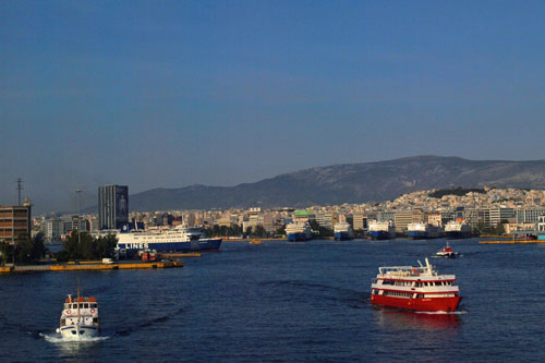 Auf der Fhre von Athen nach Syros
