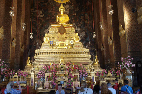 Phra Phuttha Thewa Patimakon im Ubosoth im Wat Po