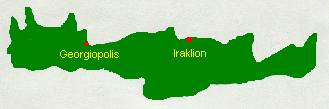 Kreta Karte mit Georgiopolis