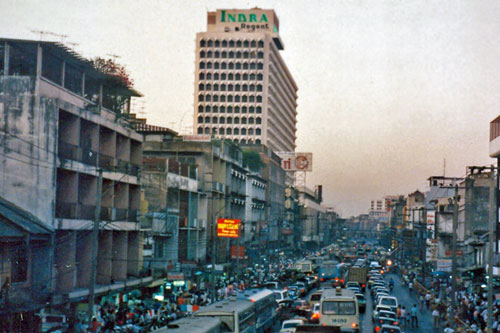 Blick aufs Hotel Indra Regent Bangkok