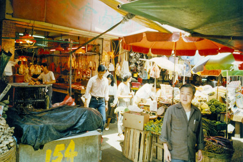 Markt in Hongkong