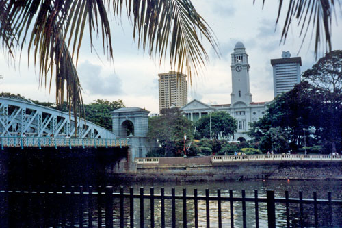 alte Brücke in Singapur