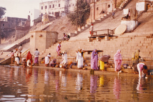 Morgens am Ganges