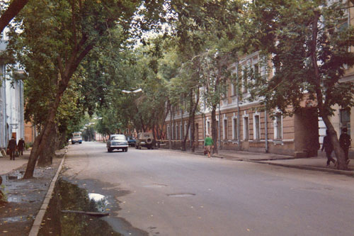 Strasse in Irkutsk