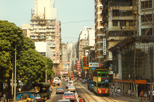 Strasse von Hongkong Island