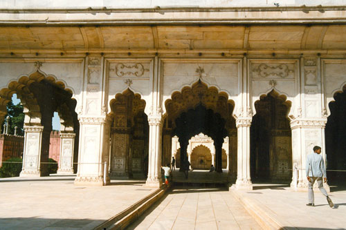 im Roten Fort in Delhi