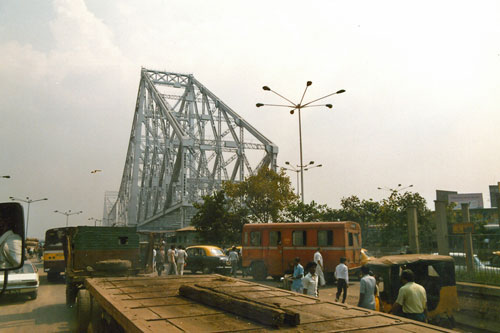 Howrah Bridge in Calcutta