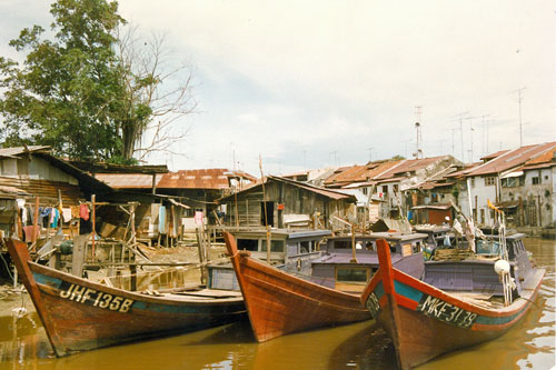 Bootsfahrt in Malacca