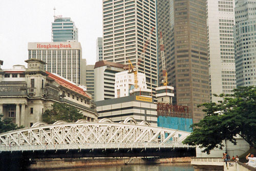 Bankenviertel in Singapur