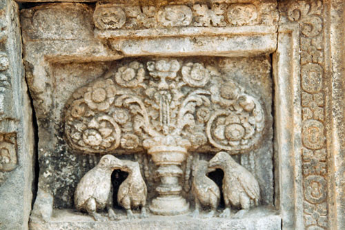 Relief an einem Prambanam Tempel