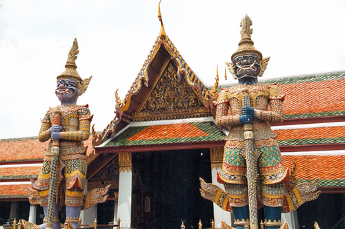 Wat Phra Kaeo Wächterstatuen