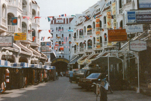 Strasse in Phuket Town