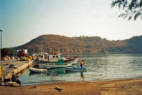 Am Hafen auf Patmos