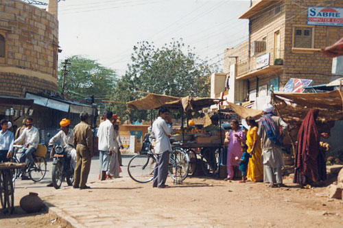 in der Unterstadt in Jaisalmer