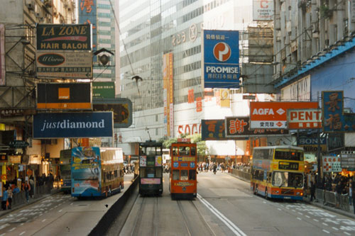 Strassenbahn in Hongkong