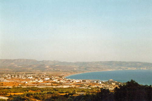 Ausblick auf die Bucht von Messara
