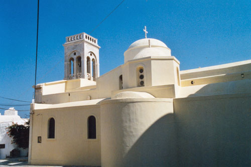 Basilika im Kastro-Stadtteil in Naxos Stadt