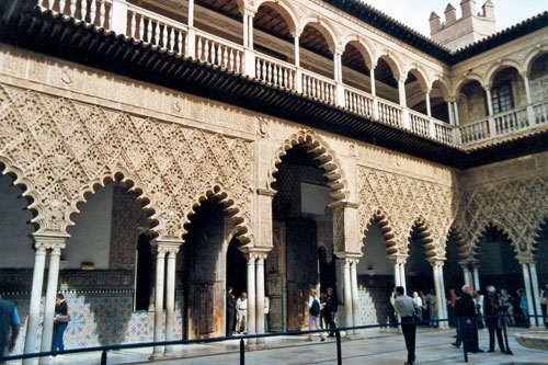im Palast in Sevilla