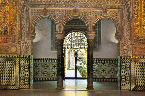 im Palast in Sevilla