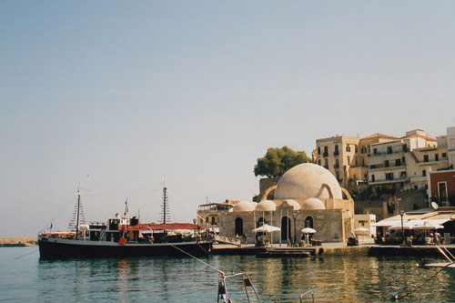 Chania am Hafen