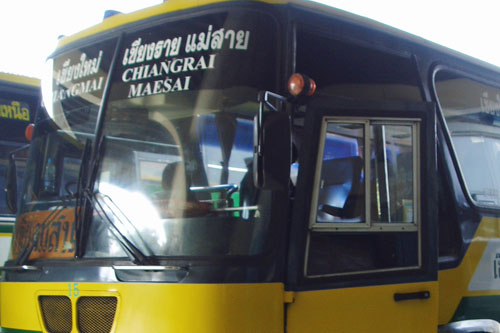 unser Bus nach Chiang Rai