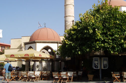 die Moschee in Kos Stadt