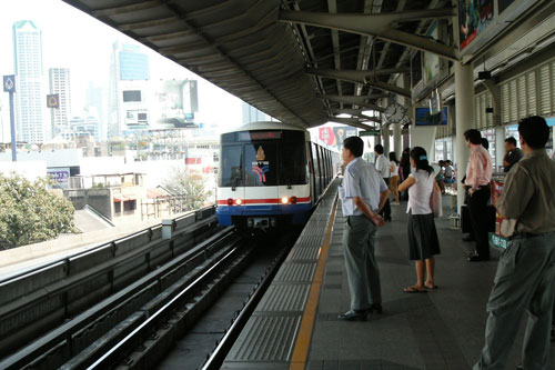 Sky Train in Bangkok