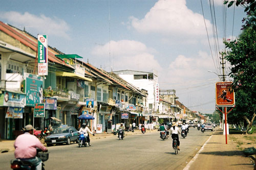Strasse in Battambang