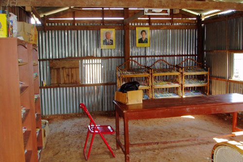 Aufenthaltsraum im Waisenhaus in Battambang