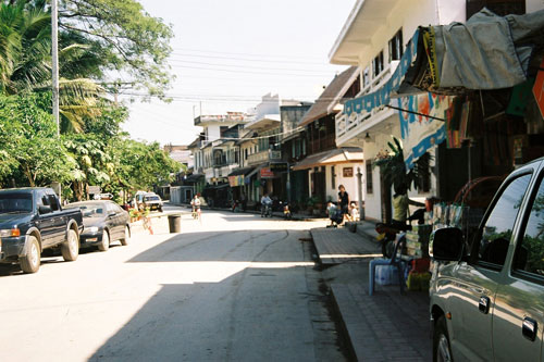 Strasse in Luang Prabang