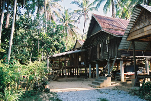 Typisches Wohnhaus auf Langkawi