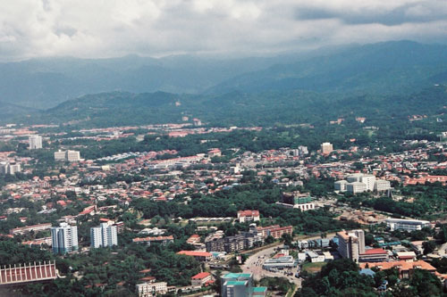 letzter Blick auf Kota Kinabalu