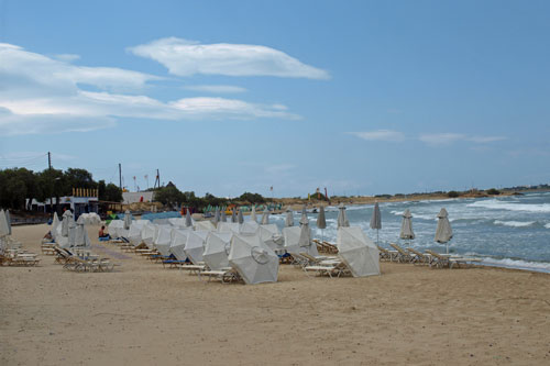 Der Strand in Naxos