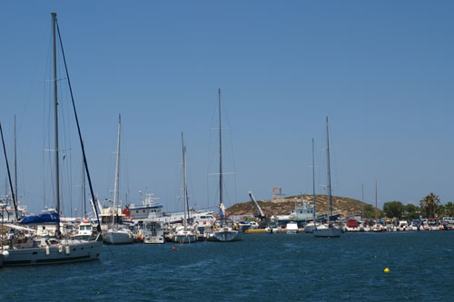 Der Hafen in Naxos