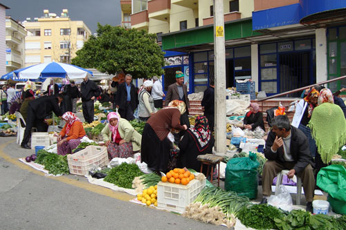 Freitagsmarkt in Alanya