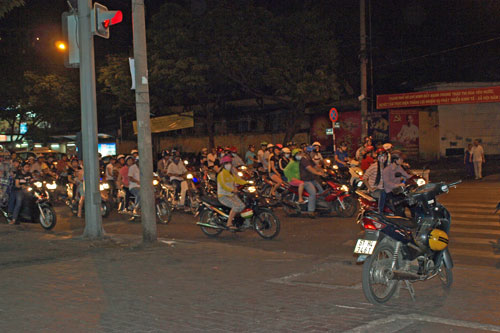 Mopedget�mmel in Saigon