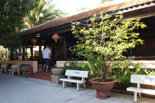 die Rezeption im Ngoc Bich Resort