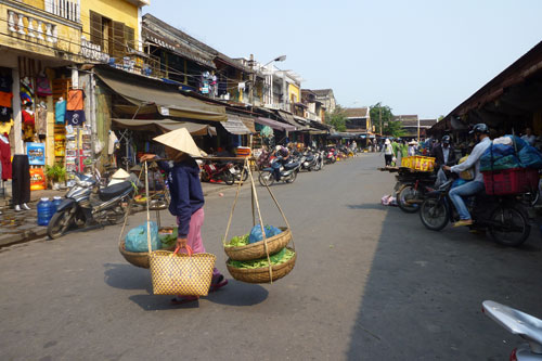 Strasseneindruck in Hoi An