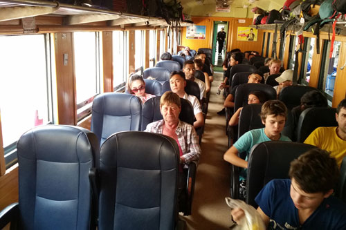 unterwegs im Zug nach Lopburi