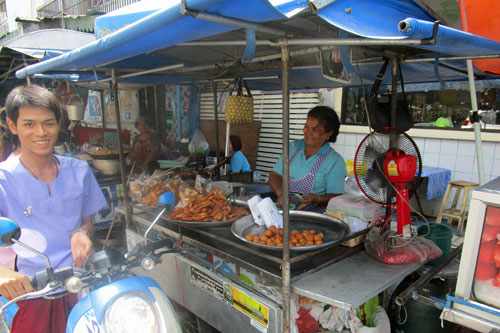 Essensst�nde in Lopburi