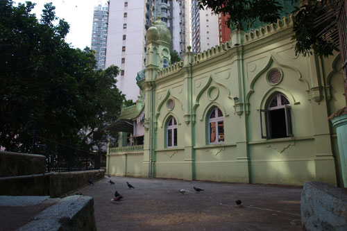 Jamia Moschee an der Mosque Street